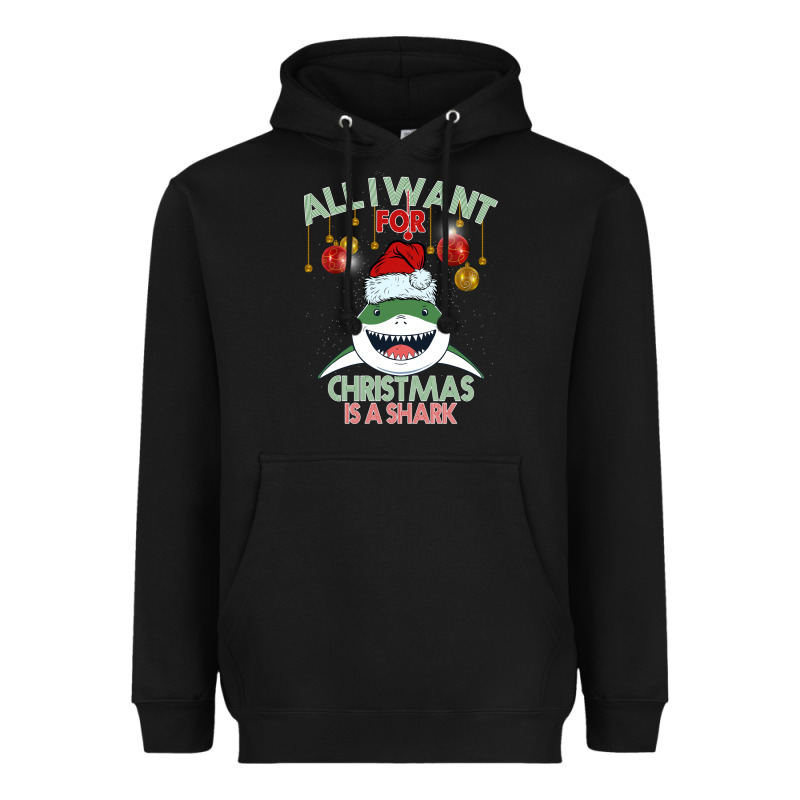 All I Want For Christmas Is A Shark Heavyweight Hoodie by Bettercallsaul | Teevron