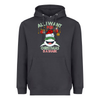 Smoke All I Want For Christmas Is A Shark Heavyweight Hoodie - Bettercallsaul