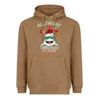 Toasted Coconut All I Want For Christmas Is A Shark Heavyweight Hoodie - Bettercallsaul