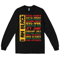 Black black history  month Long Sleeve Tee - MaliasSmallBusiness