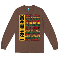 Chestnut black history  month Long Sleeve Tee - MaliasSmallBusiness