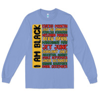 Colony Blue black history  month Long Sleeve Tee - MaliasSmallBusiness