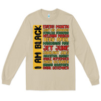 Mushroom black history  month Long Sleeve Tee - MaliasSmallBusiness
