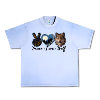 Grape Ice peace love wolf head Urban Heavy Tee - LillyAllenDesigns