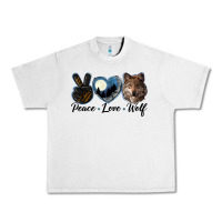 Lunar Rock peace love wolf head Urban Heavy Tee - LillyAllenDesigns