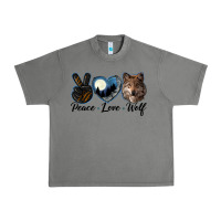 Tornado peace love wolf head Urban Heavy Tee - LillyAllenDesigns