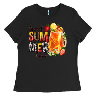 Black sweet summer time Ladies Tee - texasbilliewilder