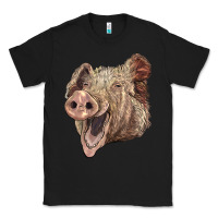 Black american yorkshire pig face Classic Tee - LillyAllenDesigns