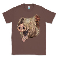 Chestnut american yorkshire pig face Classic Tee - LillyAllenDesigns