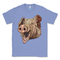 Colony Blue american yorkshire pig face Classic Tee - LillyAllenDesigns