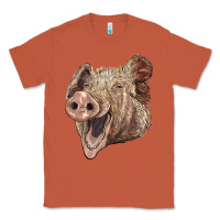 Copper american yorkshire pig face Classic Tee - LillyAllenDesigns