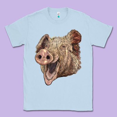 American Yorkshire Pig Face Classic Tee Designed By Lillyallendesigns