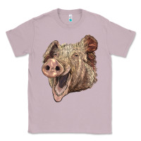 Lilac american yorkshire pig face Classic Tee - LillyAllenDesigns