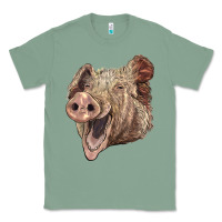 Sage american yorkshire pig face Classic Tee - LillyAllenDesigns