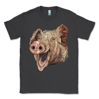 Smoke american yorkshire pig face Classic Tee - LillyAllenDesigns