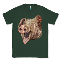 Sports Green american yorkshire pig face Classic Tee - LillyAllenDesigns
