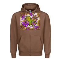 Chestnut mardi gras hearts tumbler bbs Zipper Hoodie - BundleAndBundleShop