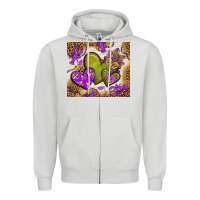 Dove Grey mardi gras hearts tumbler bbs Zipper Hoodie - BundleAndBundleShop