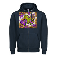 Navy mardi gras hearts tumbler bbs Zipper Hoodie - BundleAndBundleShop