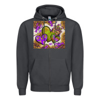 Smoke mardi gras hearts tumbler bbs Zipper Hoodie - BundleAndBundleShop