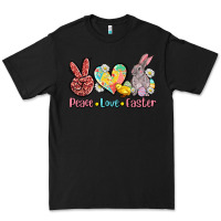 Black peace love easter Premium Tee - AdoDesignShop