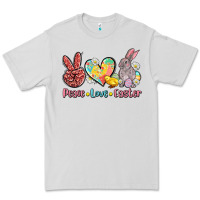 Dove Grey peace love easter Premium Tee - AdoDesignShop
