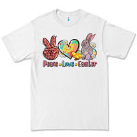 White peace love easter Premium Tee - AdoDesignShop