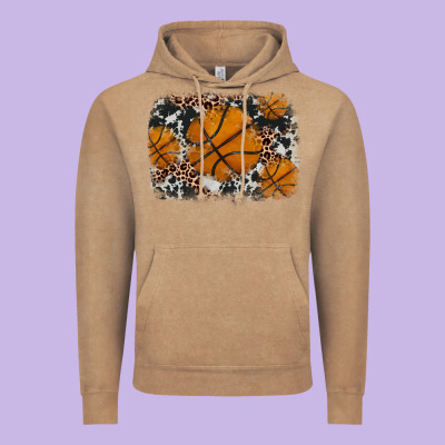 Basketball Background Vintage Hoodie Designed By Jahusdesignshop