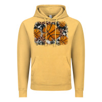 Vintage Mustard basketball background Vintage Hoodie - JahusDesignShop