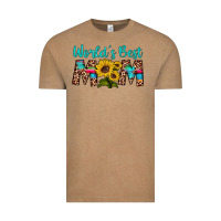 Vintage Coffee world's best mom sunflower Vintage Tee - Artiststas