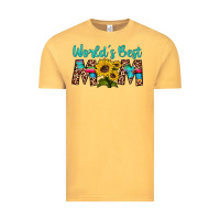 World's Best Mom Sunflower Vintage Tee | Teevron