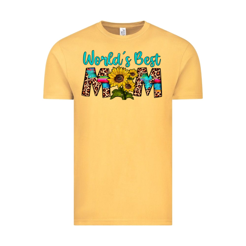 World's Best Mom Sunflower Vintage Tee by Artiststas | Teevron