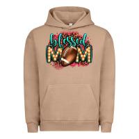 Pigment Burro blessed american football mom lightbulb letters Urban Hoodie - OliviaCreatesArt