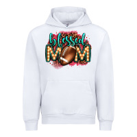 White blessed american football mom lightbulb letters Urban Hoodie - OliviaCreatesArt