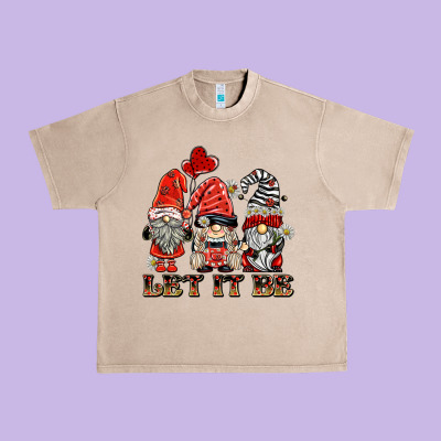 Let It Be Ladybug Gnomies Urban Heavy Tee Designed By Barkaloodesign