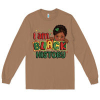 Toasted Coconut i am black history black girl Long Sleeve Tee - MaliasSmallBusiness