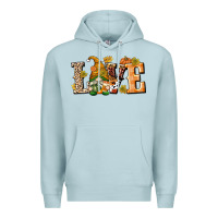 Blue Mist Love Gnome Premium Hoodie - texasbilliewilder