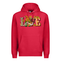 Cardinal Love Gnome Premium Hoodie - texasbilliewilder