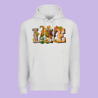 Love Gnome Premium Hoodie Designed By Texasbilliewilder