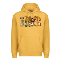 Mustard Love Gnome Premium Hoodie - texasbilliewilder
