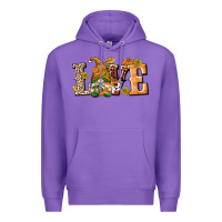 Purple Love Gnome Premium Hoodie - texasbilliewilder
