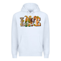 White Love Gnome Premium Hoodie - texasbilliewilder