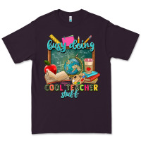 Plum busy doing cool teacher stuff Premium Tee - Zillion Design Studio