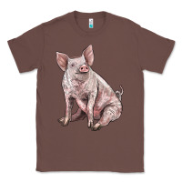 Chestnut american yorkshire pig Classic Tee - LillyAllenDesigns