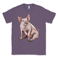 Lavender american yorkshire pig Classic Tee - LillyAllenDesigns