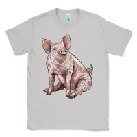 Moon Dust american yorkshire pig Classic Tee - LillyAllenDesigns