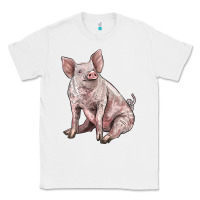 White american yorkshire pig Classic Tee - LillyAllenDesigns
