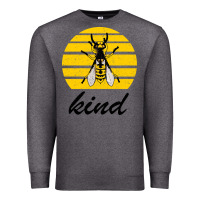 Charcoal Heather Bee Kind Premium Sweatshirt - Bettercallsaul