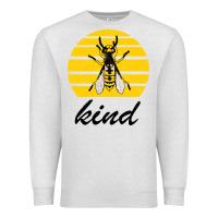 Oatmeal Heather Bee Kind Premium Sweatshirt - Bettercallsaul