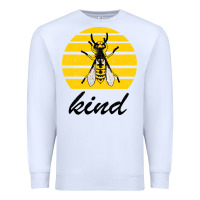 White Bee Kind Premium Sweatshirt - Bettercallsaul